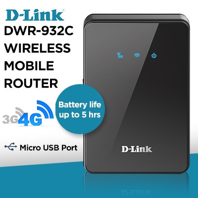 4G Mobile Router WIFI 300Mbps DLINK DWR-932C