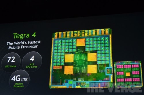 Nvidia trình làng chip lõi tứ Tegra 4 tại CES 2013 