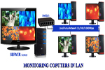 Monitoring computers in lan